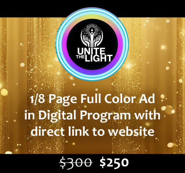 1/8 Page Digital Program Ad